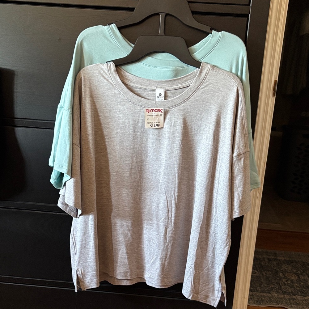 NWT Gray and Mint Women's Tops